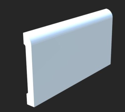 Напольный плинтус 100х13,5 мм Hiwood BE100 из полистирола 2 м