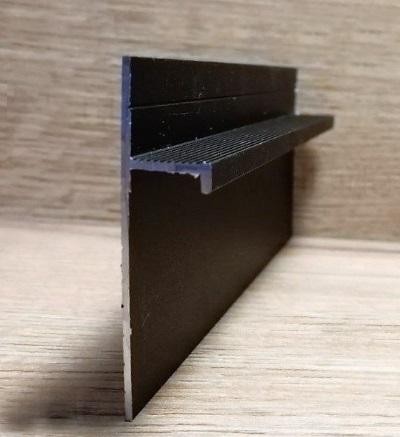 Теневой плинтус Евротрим 5957.05 черный алюминиевый 2 м