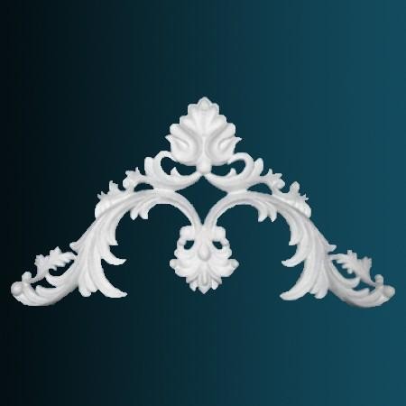 Декоративный орнамент Перфект G2367 596х596х30 мм белый полиуретан