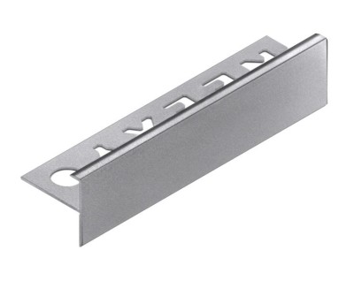 F-профиль лестничный 10 мм алюминиевый NEEXY PV53-02 MS серебро матовое 2.7 м
