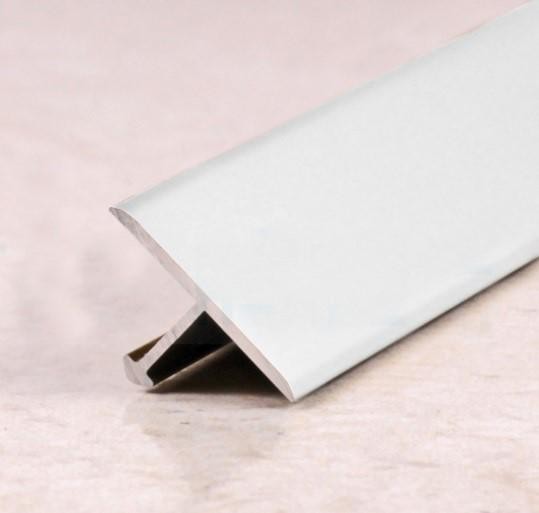 Профиль Т-образный алюминиевый 18 мм ПТ-18 Серебро глянец 2,7 м