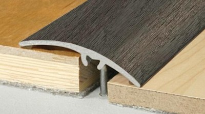 Порог алюминиевый скрытый крепеж 50 мм Effector A-65 0925 Дуб Антрацит 2,7 м