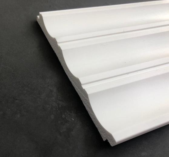 Декоративная панель 120х12 мм Hiwood LV138 NP белая 2,7 м