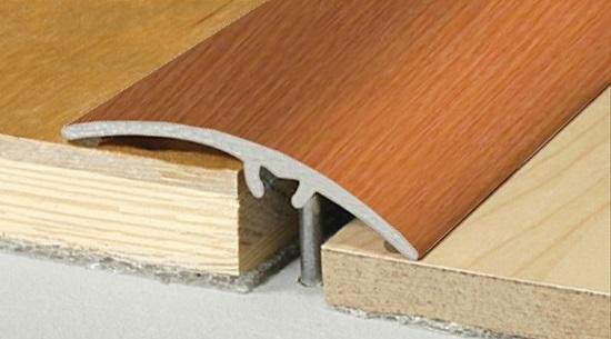 Порог алюминиевый скрытый крепеж 50 мм Effector A-65 22 Вишня 2,7 м