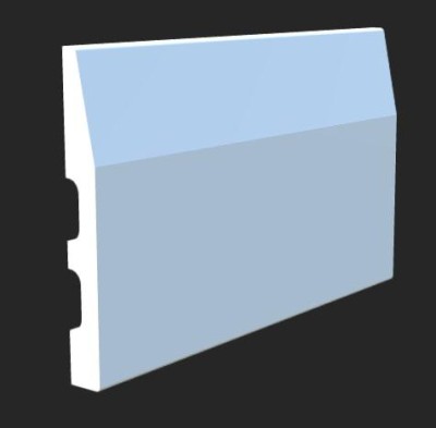 Напольный плинтус 119х14 мм Hiwood B120 из полистирола 2 м