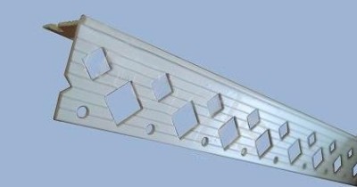 Уголок штукатурный ПВХ Cezar Эко 25х25 мм Белый 3 м