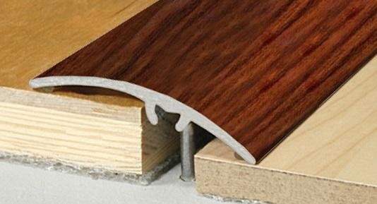 Порог алюминиевый скрытый крепеж 50 мм Effector A-65 2402 Красное Дерево Того 2,7 м