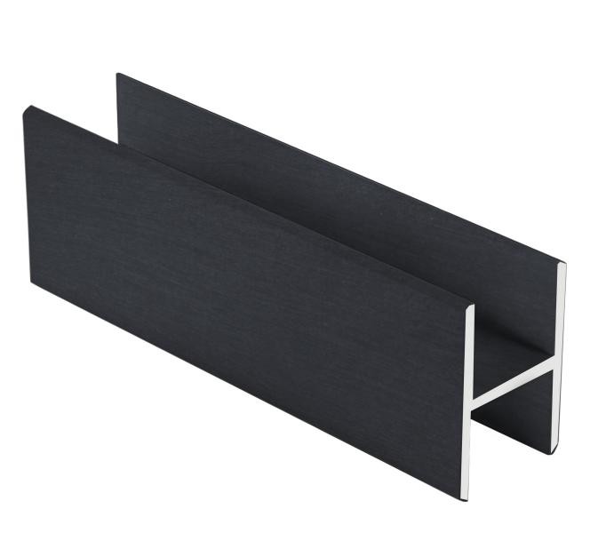 Алюминиевый профиль Н-образный ОП-501 под панель 4 мм 2,7 м черный