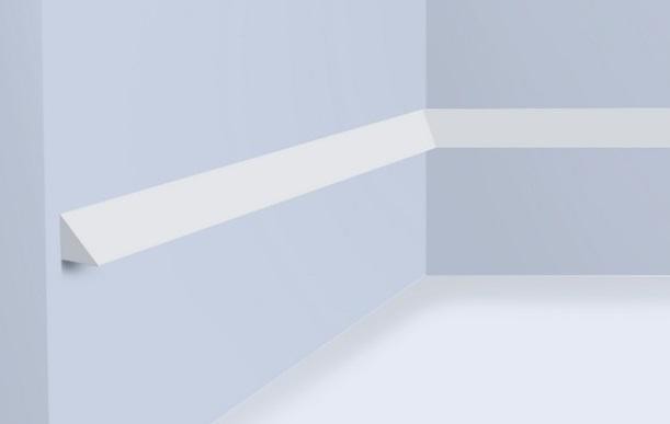 Молдинг 10х10 мм Hiwood TR10 белый 2 м