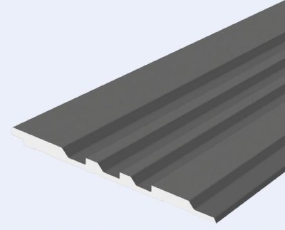 Декоративная панель 120х12 мм Hiwood LV121 GR3 декорированная 2,7 м