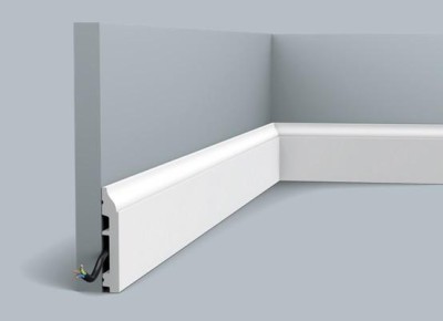 Напольный плинтус с кабель-каналом Orac Decor Duropolymer SX172 2 м