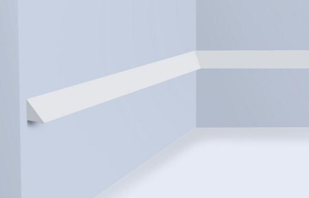 Молдинг 15х15 мм Hiwood TR15 белый 2 м