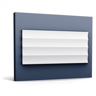 Панель для стен 3D из полиуретана Orac Decor W114-2600 250х2600 мм белого цвета