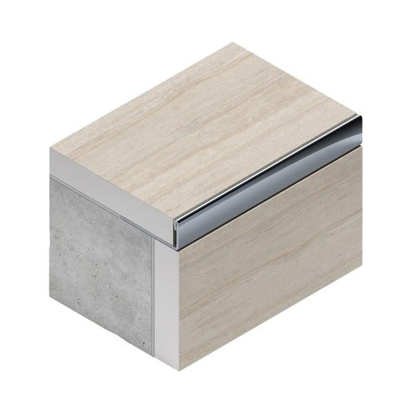 Стальной L-образный профиль 12.5 мм NEEXY PVS94-03 MR зеркальный 2.7м