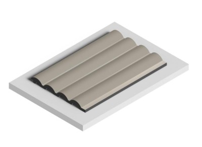 Стеновая панель отделочная HiWood LV140 BR487 бежевая 12х120 мм 2,7 м