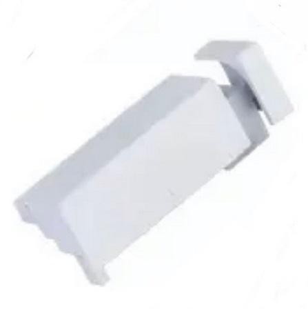 Уголок наружный для светодиодного плинтуса металлический ПЛС-50 серебро матовое