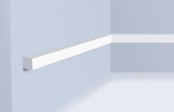 Молдинг 15х15 мм Hiwood D15V1 белый 2 м