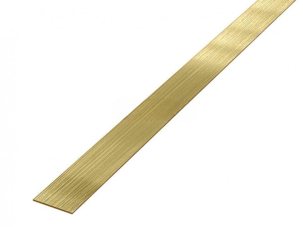 Стальная полоса 15 мм золото шлифованное 2.7 м