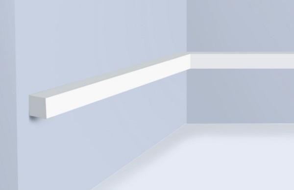Молдинг 20х20 мм Hiwood D20V1 белый 2 м