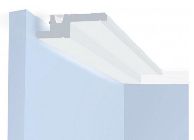 Потолочный плинтус 100х30 мм Hiwood A100V1 белый 2м