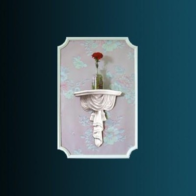 Декоративная полка Перфект K5007 308х250х121 мм белый полиуретан