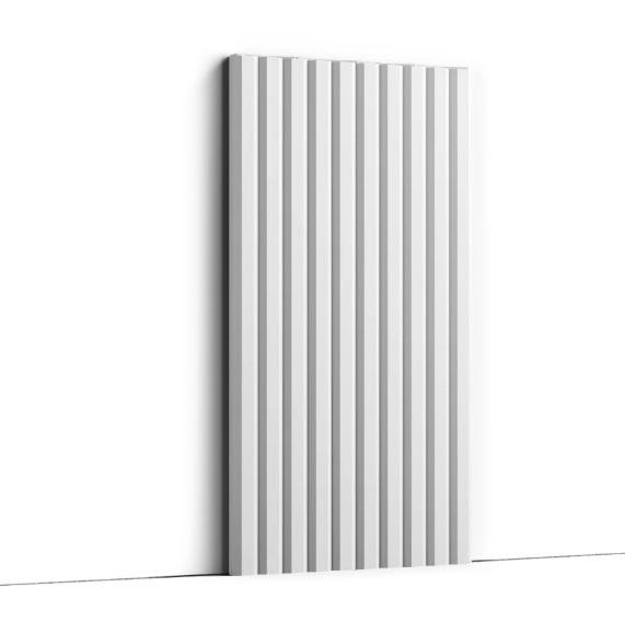 Панель для стен 3D из полиуретана Orac Decor WX213-2600 300х2600 мм белого цвета