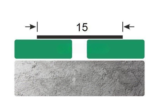 Стальная полоса 15 мм золото полированное 2.7 м
