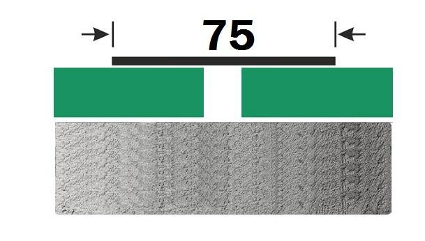 Полоса из нержавеющей стали 75 мм FB 75 GP Золото полированное 3 м