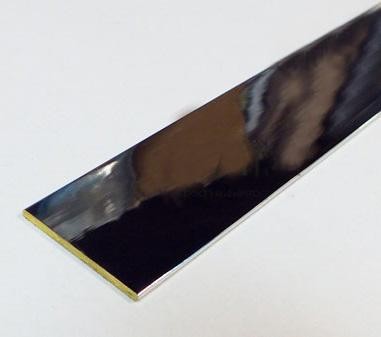 Латунная полоса 10 мм Yakamoz Л 10х1,5 латунь хром 2,7 м