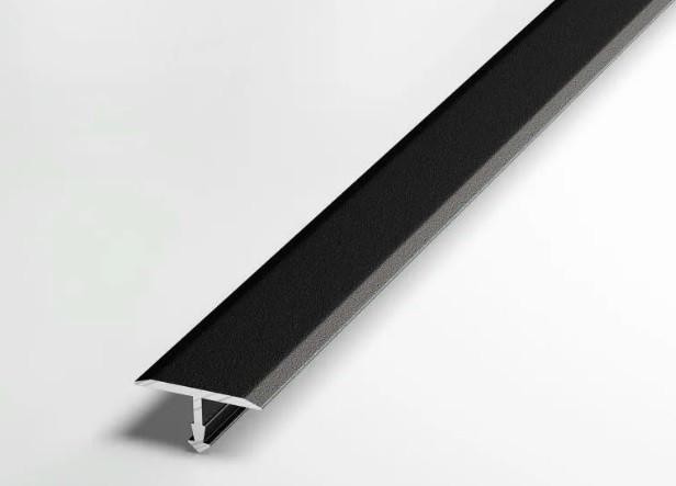 Т-профиль алюминиевый 20 мм Евротрим Т-20 7337.05 черный 3 м