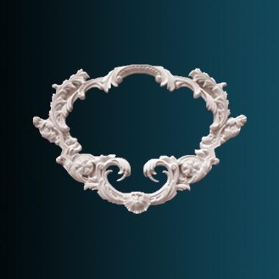 Декоративный орнамент Перфект G2198 452х657х33 мм белый полиуретан