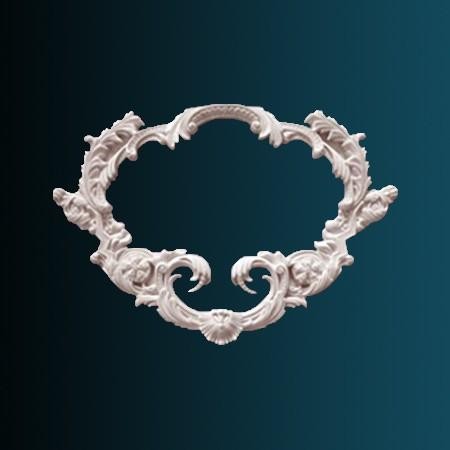 Декоративный орнамент Перфект G2198 452х657х33 мм белый полиуретан