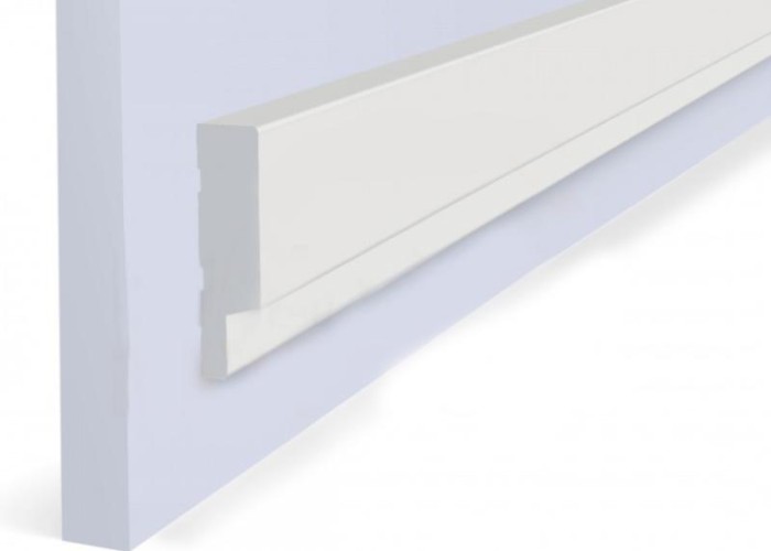 Финишный молдинг 42х12 мм Hiwood LF124A NP белый 2,7 м