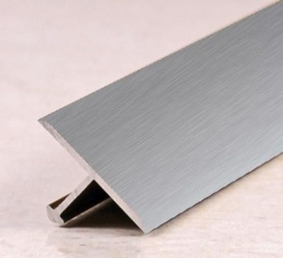 Профиль Т-образный алюминиевый 26 мм ПТ-26 Серебро матовое браш 2,7 м