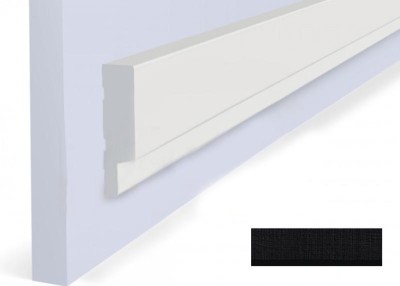 Финишный молдинг 42х12 мм Hiwood LF124A BK114K декорированный 2,7 м