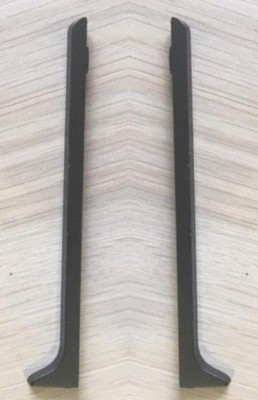 Комплект заглушек для напольного плинтуса Мега-Трейд ЛП-40з Чёрный (левая+правая)