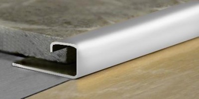 Профиль алюминиевый П-образный ПО-98 Серебро глянец 2,7 м