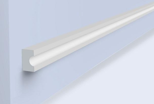 Молдинг 20х12 мм Hiwood P20 белый 2,7 м