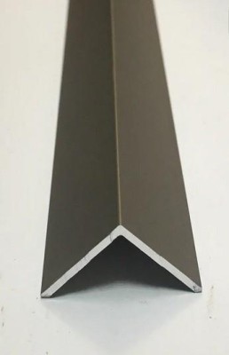 Алюминиевый уголок 12х12 мм ПБ12х12 шампань матовая 3 м