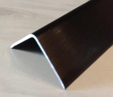 Алюминиевый уголок 20х20 мм ПН-20х20 Бронза глянец браш 2,7 м