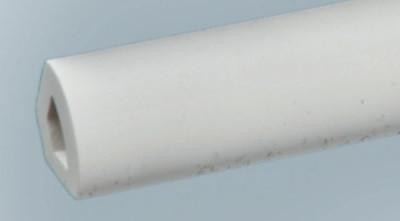 Уголок 1/4 14Х14 мм Асви ПВХ белый 2,4 м