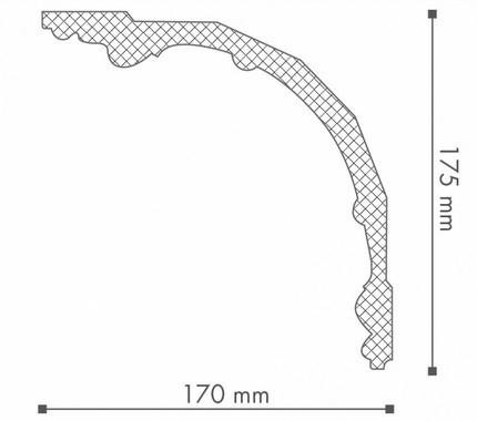 Потолочный плинтус NMC Arstyl Z40 175х170 200 см