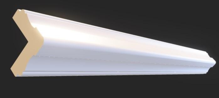 Уголок 40х40 мм Hiwood C40V1 из полистирола 2 м