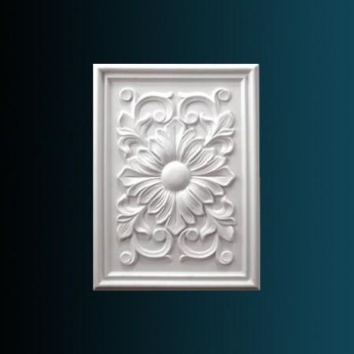 Декоративное панно Перфект K4024 500х370х20 мм белый полиуретан