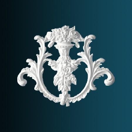 Декоративный орнамент Перфект G2208 204х170х16 мм белый полиуретан