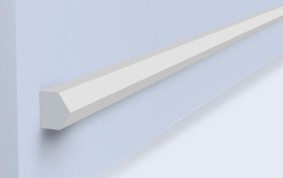 Молдинг 20х19 мм Hiwood TRN20 белый 2,7 м