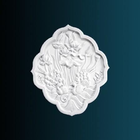 Декоративное панно Перфект K4035 600х510х40 мм белый полиуретан