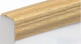 Отделочный уголок фигурный 30х30 мм Асви ПВХ 330 Бук 2,7 м