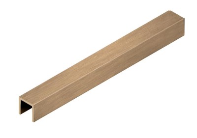 П-профиль из латуни 12х12 мм NEEXY PVL86-03 BAO брашированный 2.7м