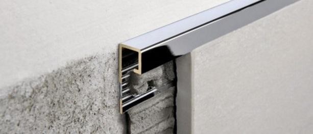 Профиль закладной из латуни Progress PJQOC 10 хром 2,7 м